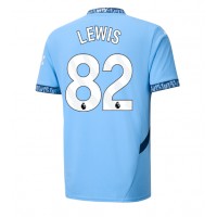 Camiseta Manchester City Rico Lewis #82 Primera Equipación Replica 2024-25 mangas cortas